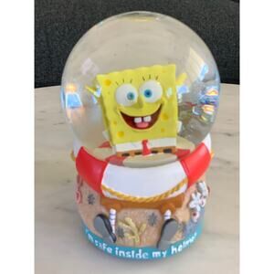 2004 Viacom SpongeBob SquarePants Glitter Snow Globe